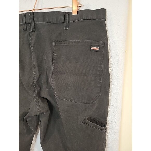 Dickies Pants Mens Size 42x30 Black Loose Fit Workwear Utility Baggy - Picture 4 of 6